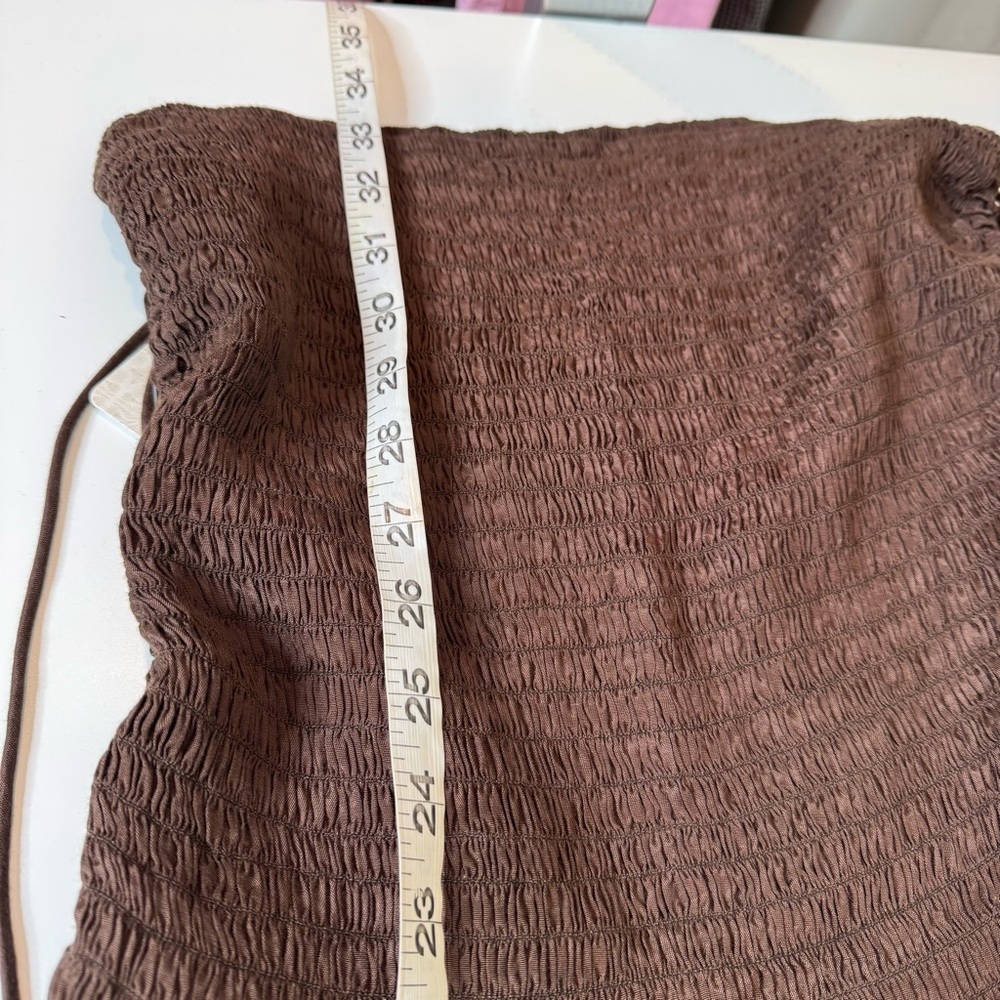 Free People Brown Fp One Maya Convertible Midi Skirt size large - Picture 8 of 16